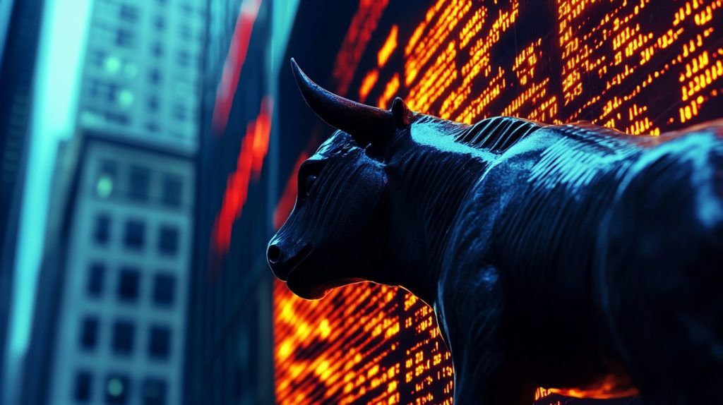 The investor reviews stock market trends to maximize returns in 2025.